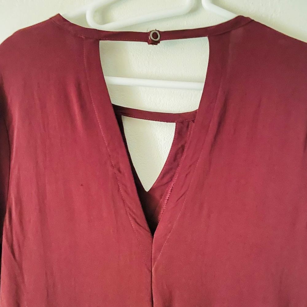 Hurley Cabo Small Burgundy Mini Dress - Picture 4 of 4